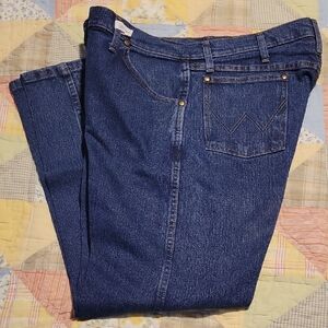 Classic Blue Denim Wrangler Jeans